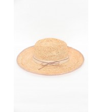 Asta Natural Wide Brim Raffia Fedora