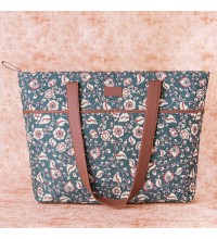 Chittoor Blue Kalamkari Tote Bag